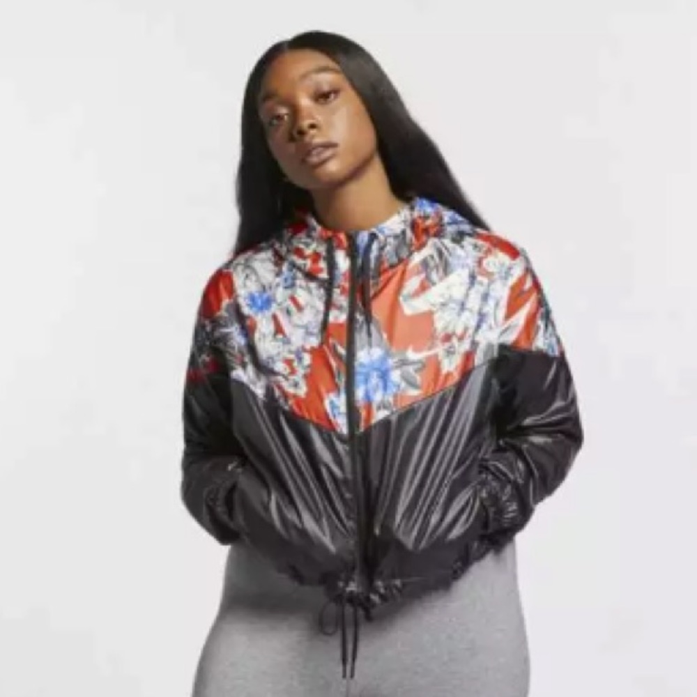💜Nike Women’s lightweight Sportswear Windrunner Cropped Jacket Size:3X